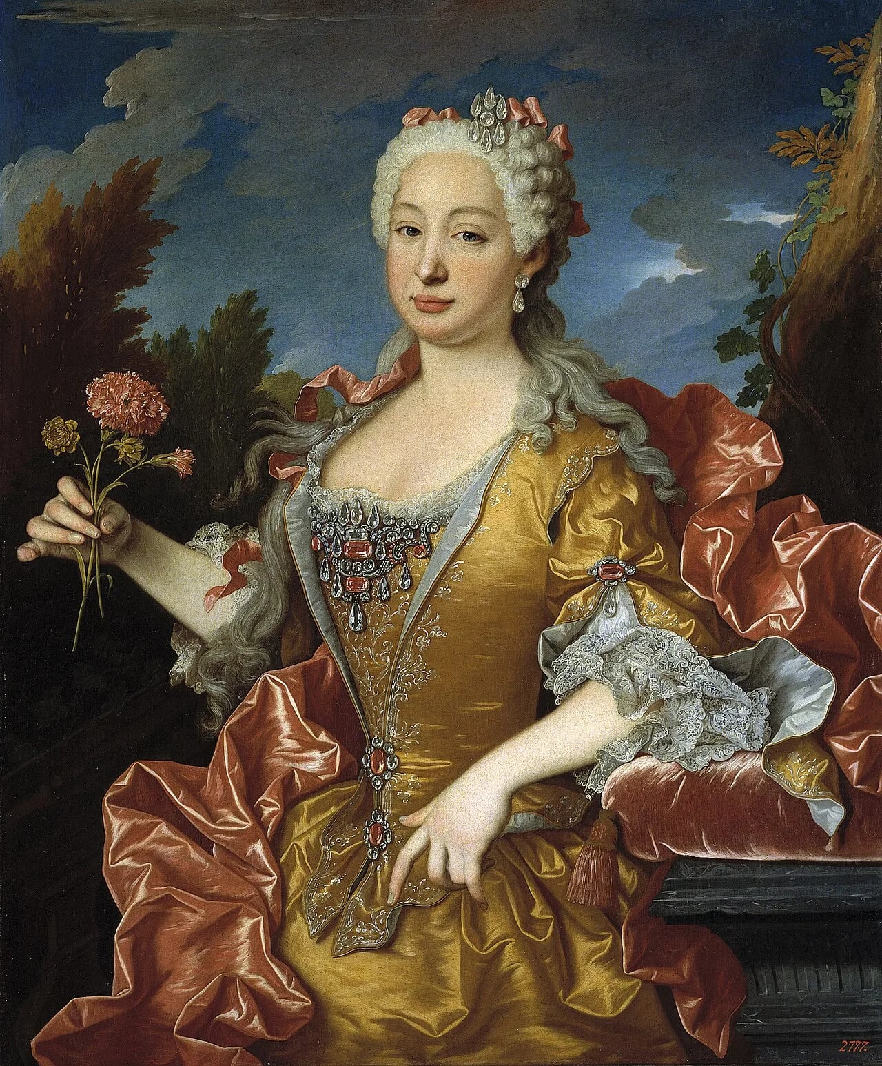 Porträt von Barbara von Portugal (1711–1758) – Gedenkseite