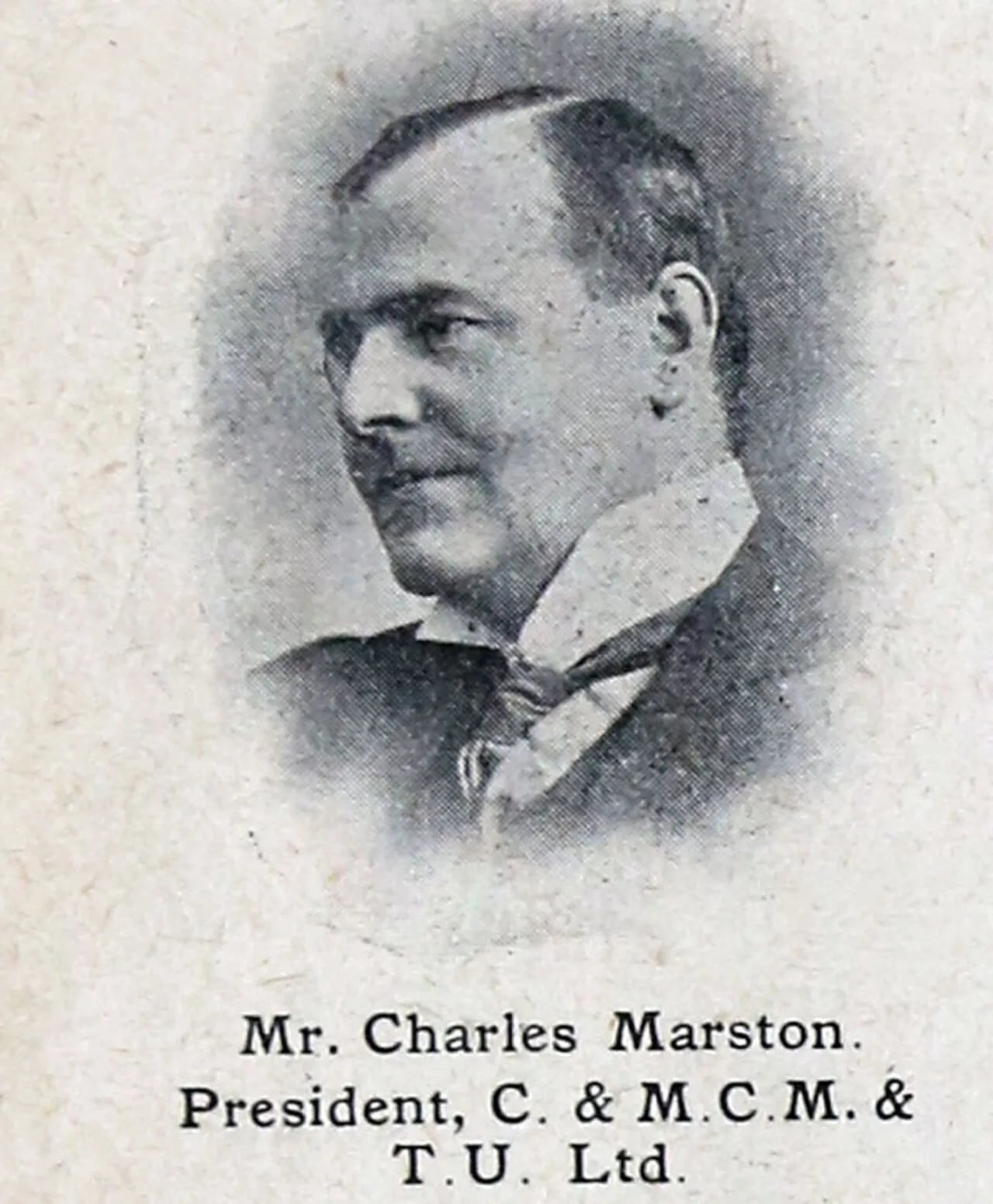 Porträt von Charles Marston (1867–1946) – Gedenkseite