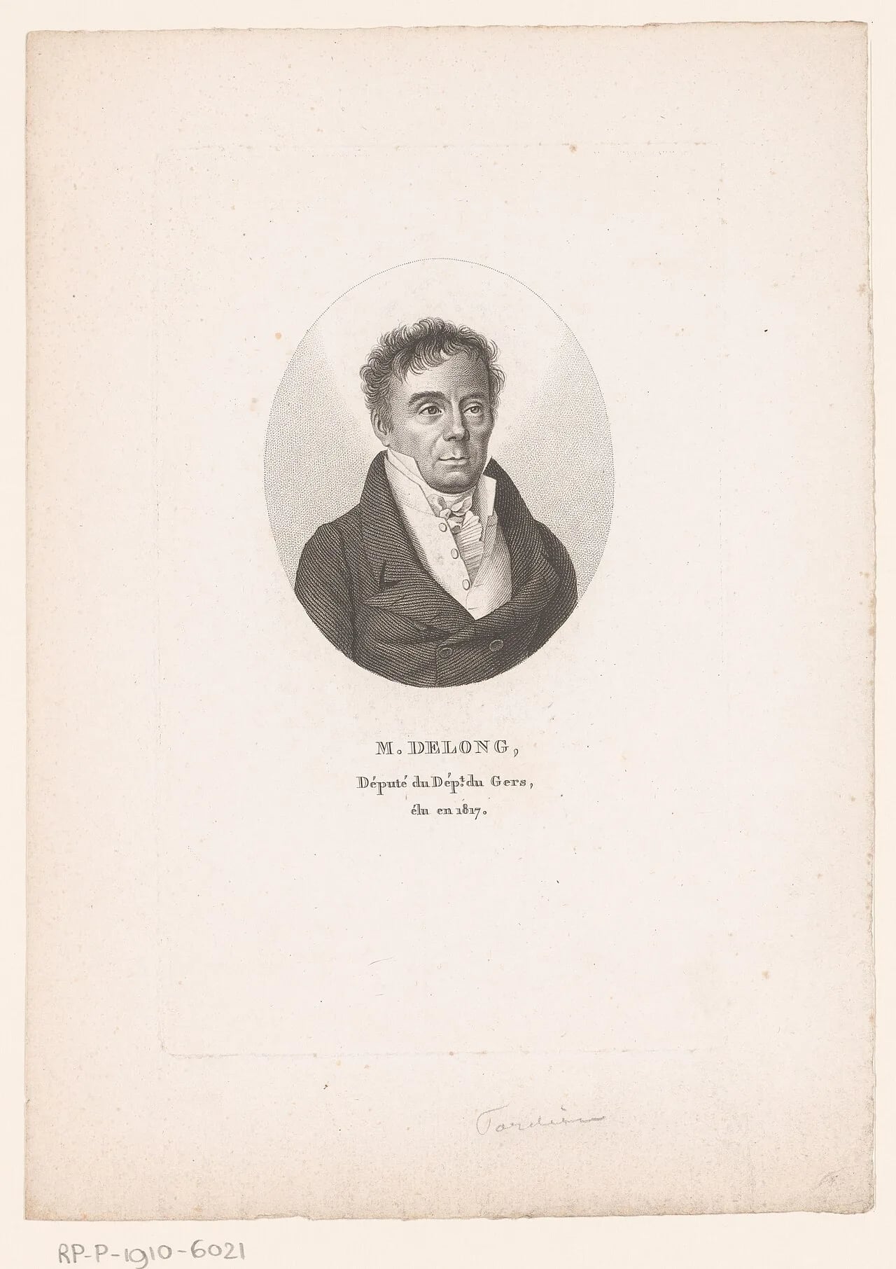 Portrait of Jean-Baptiste Delong (1762–1828) – memorial page
