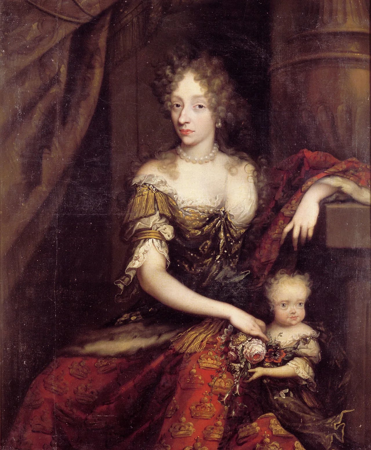 Porträt von Charlotte Amalie von Hessen-Kassel (1650–1714) – Gedenkseite