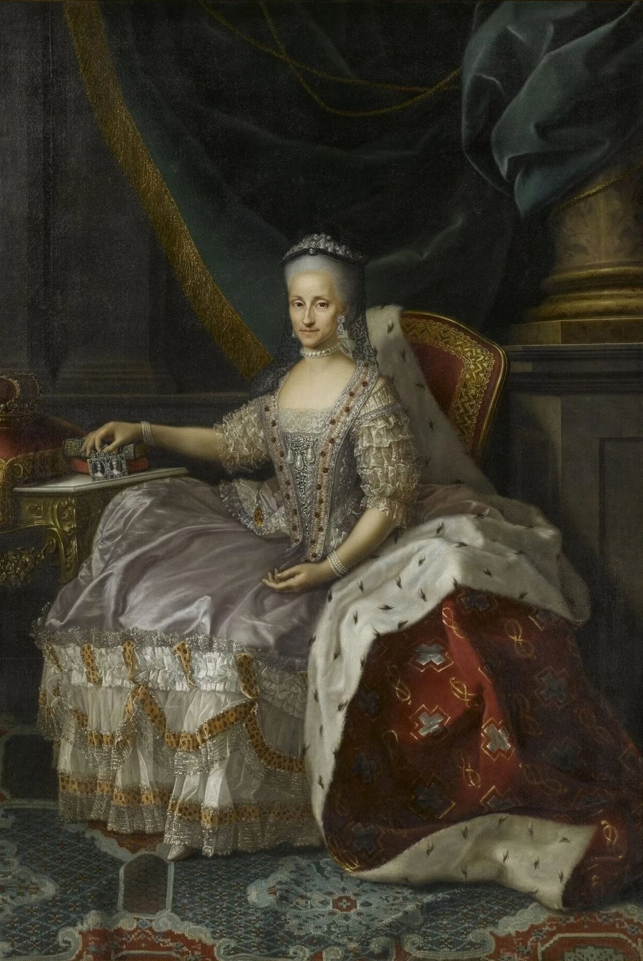 Porträt von Maria Antonia von Spanien (1729–1785) – Gedenkseite