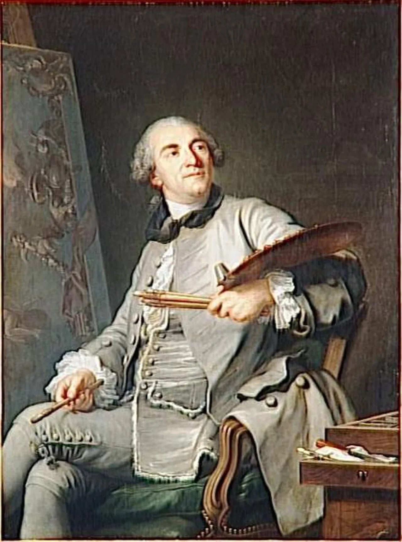 Porträt von Jean-Baptiste Marie Pierre (1714–1789) – Gedenkseite
