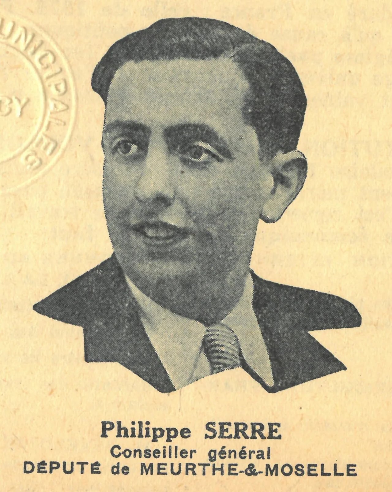 Porträt von Philippe Serre (1901–1991) – Gedenkseite