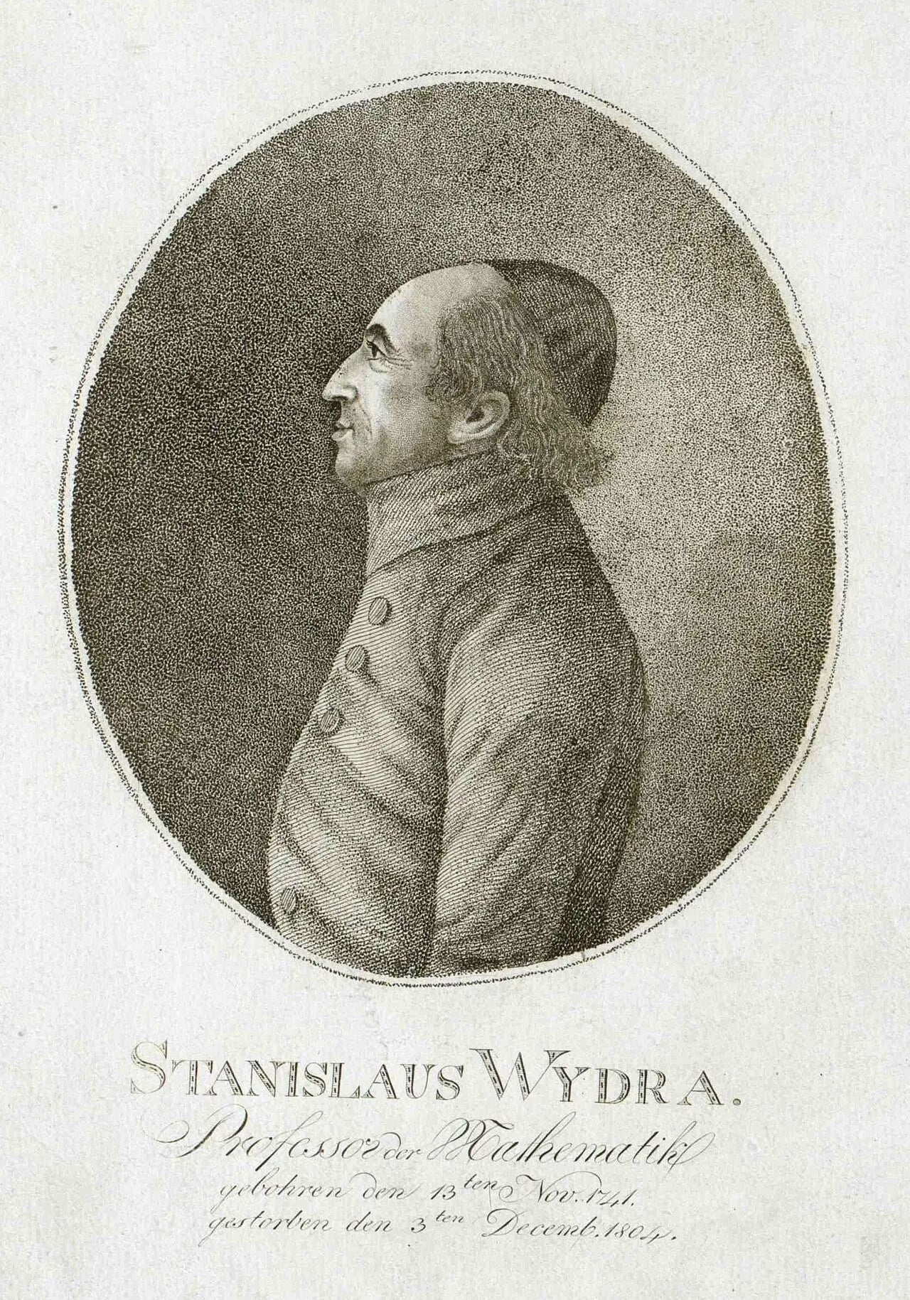 Portrait of Stanislav Vydra (1741–1804) – memorial page