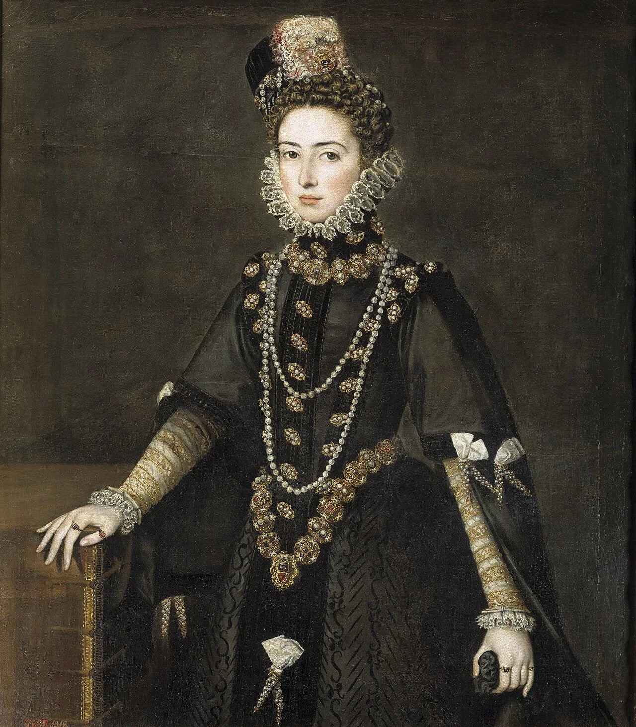 Porträt von Katharina Michaela von Spanien (1567–1597) – Gedenkseite