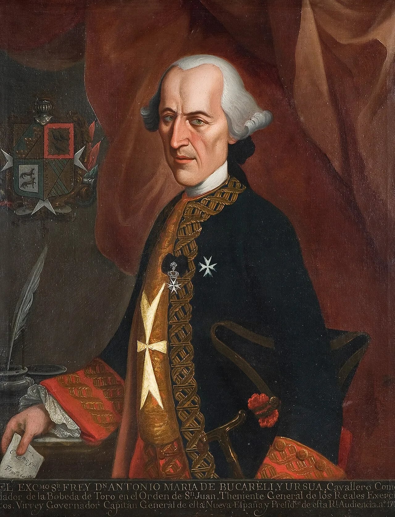 Portrait of Antonio María de Bucareli y Ursúa (1717–1779) – memorial page