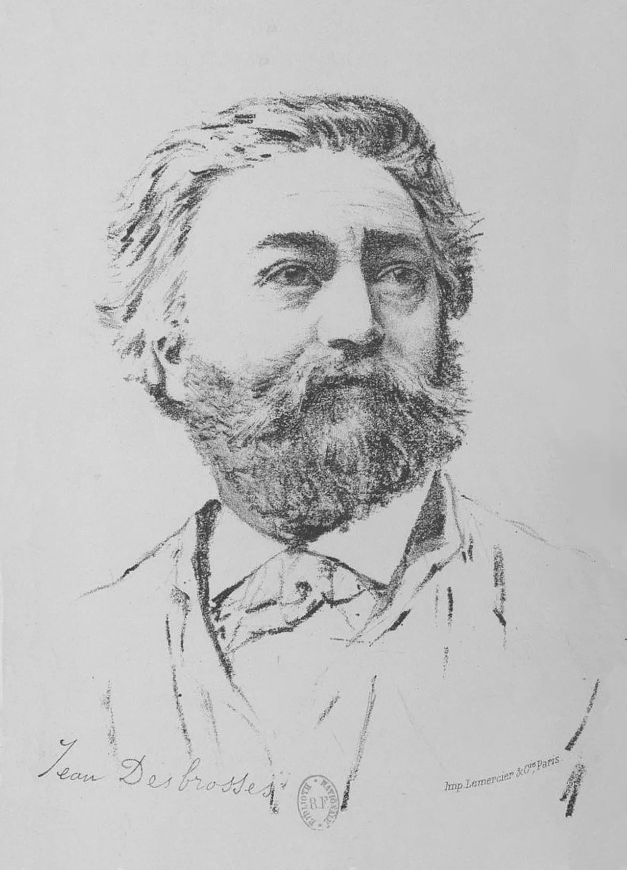 Portrait of Jean-Alfred Desbrosses (1835–1906) – memorial page