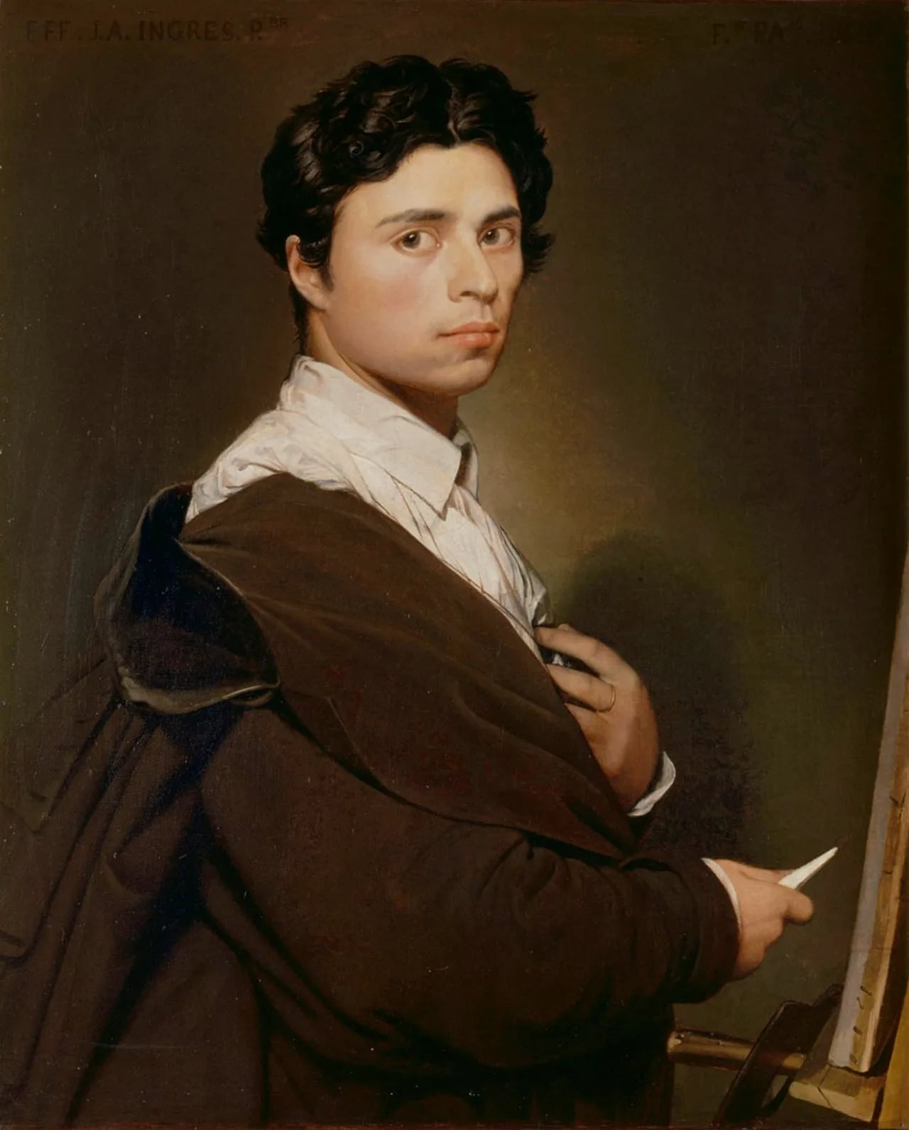 Porträt von Jean-Auguste-Dominique Ingres (1780–1867) – Gedenkseite