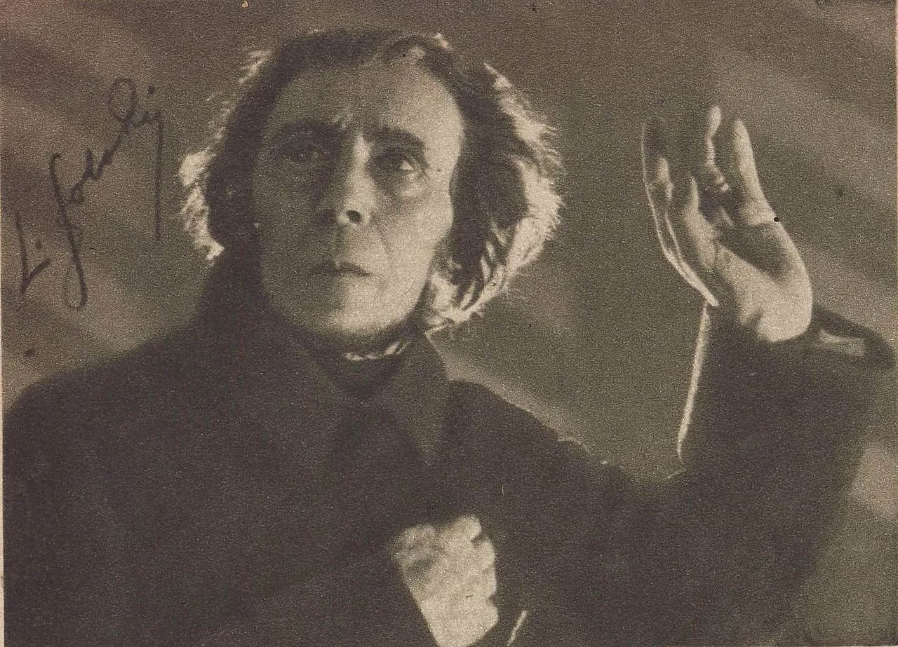 Porträt von Ludwik Solski (1855–1954) – Gedenkseite