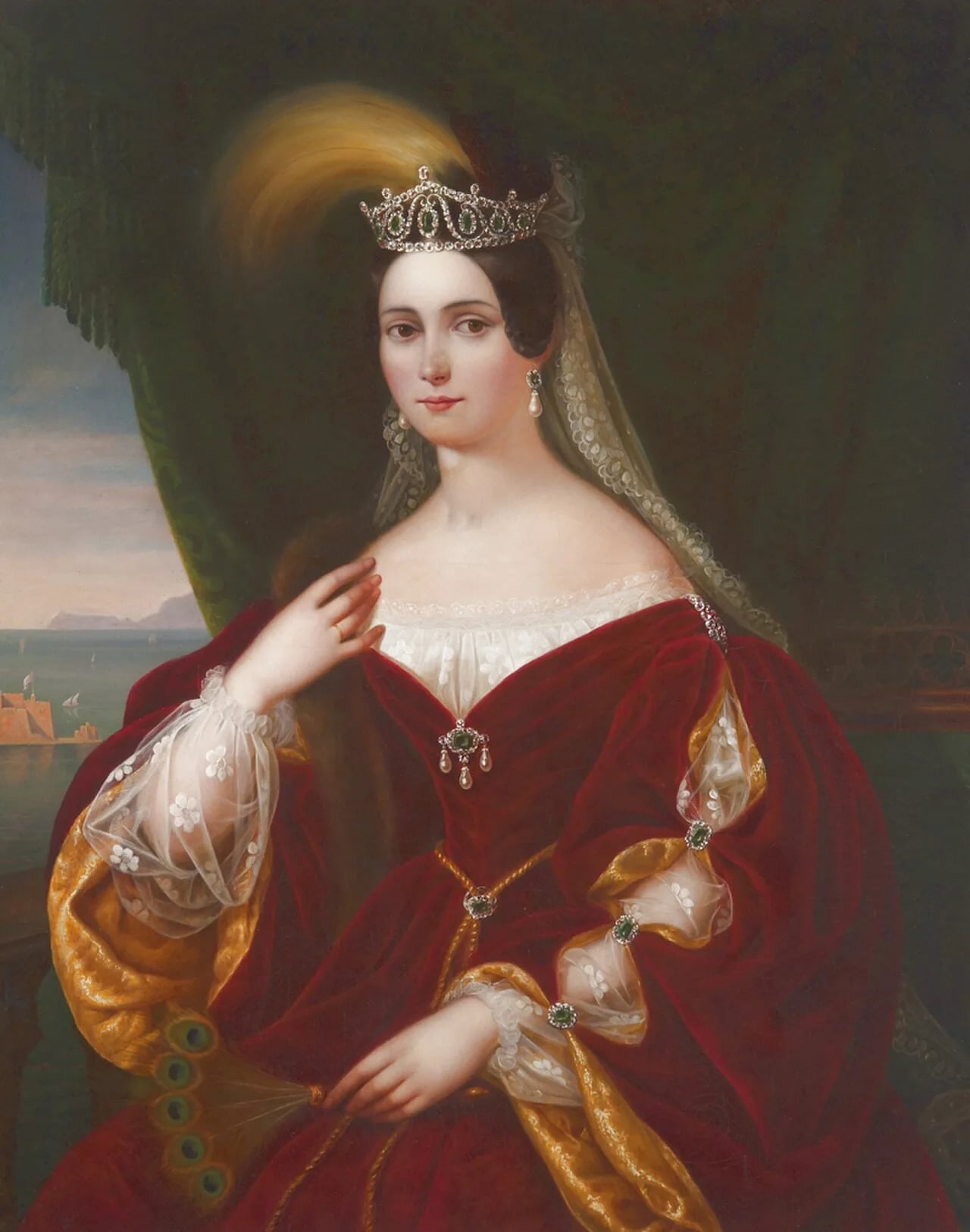 Porträt von Maria Theresia von Österreich (1816–1867) – Gedenkseite