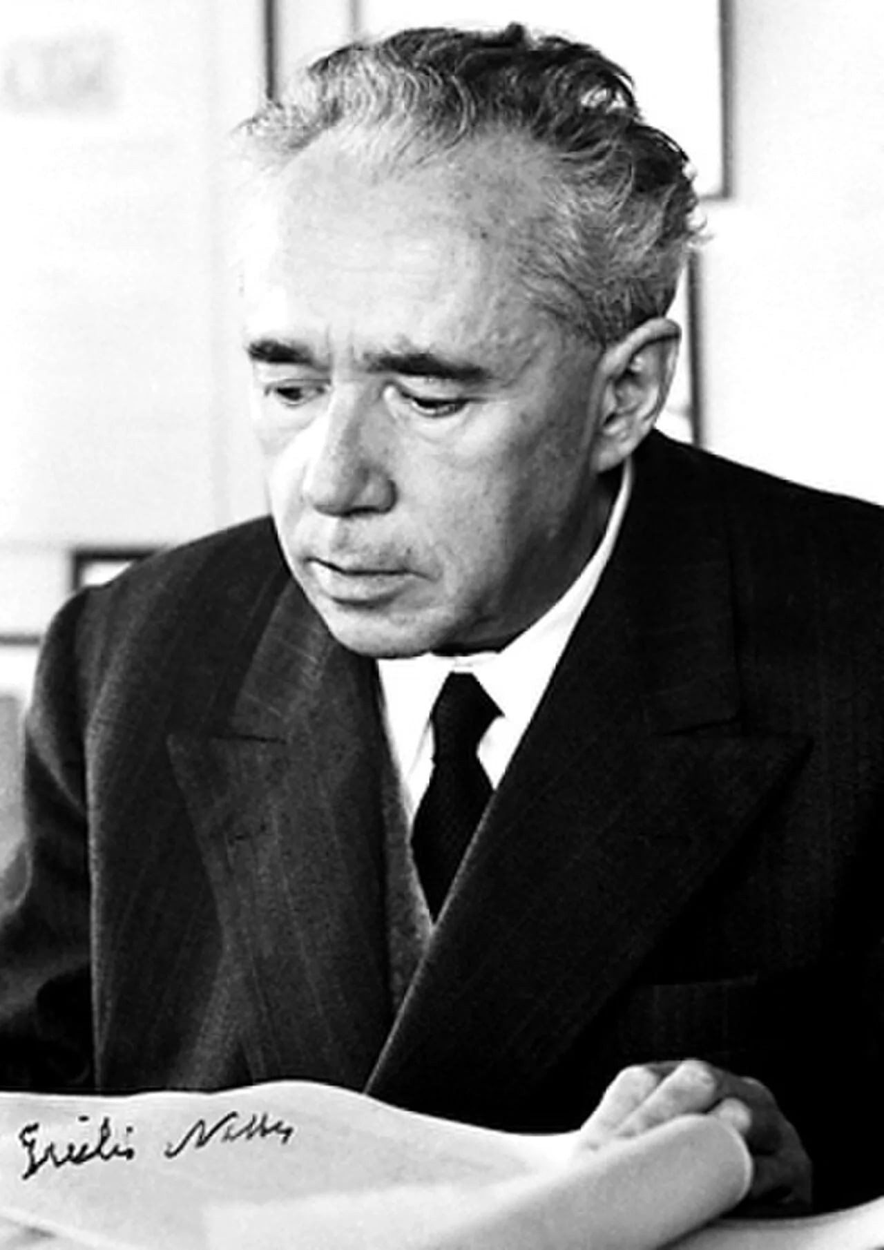 Porträt von Giulio Natta (1903–1979) – Gedenkseite