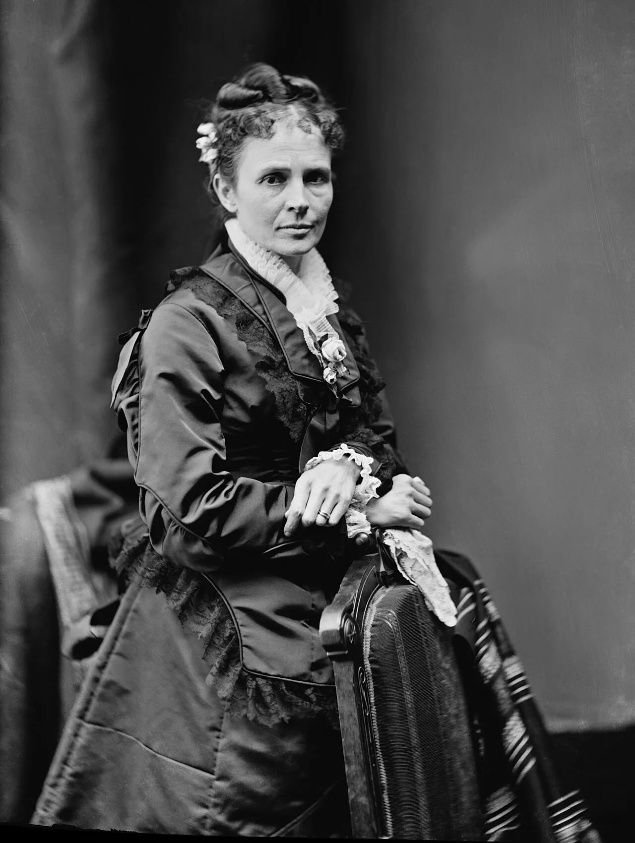 Portrait of Lucretia Garfield (1832–1918) – memorial page
