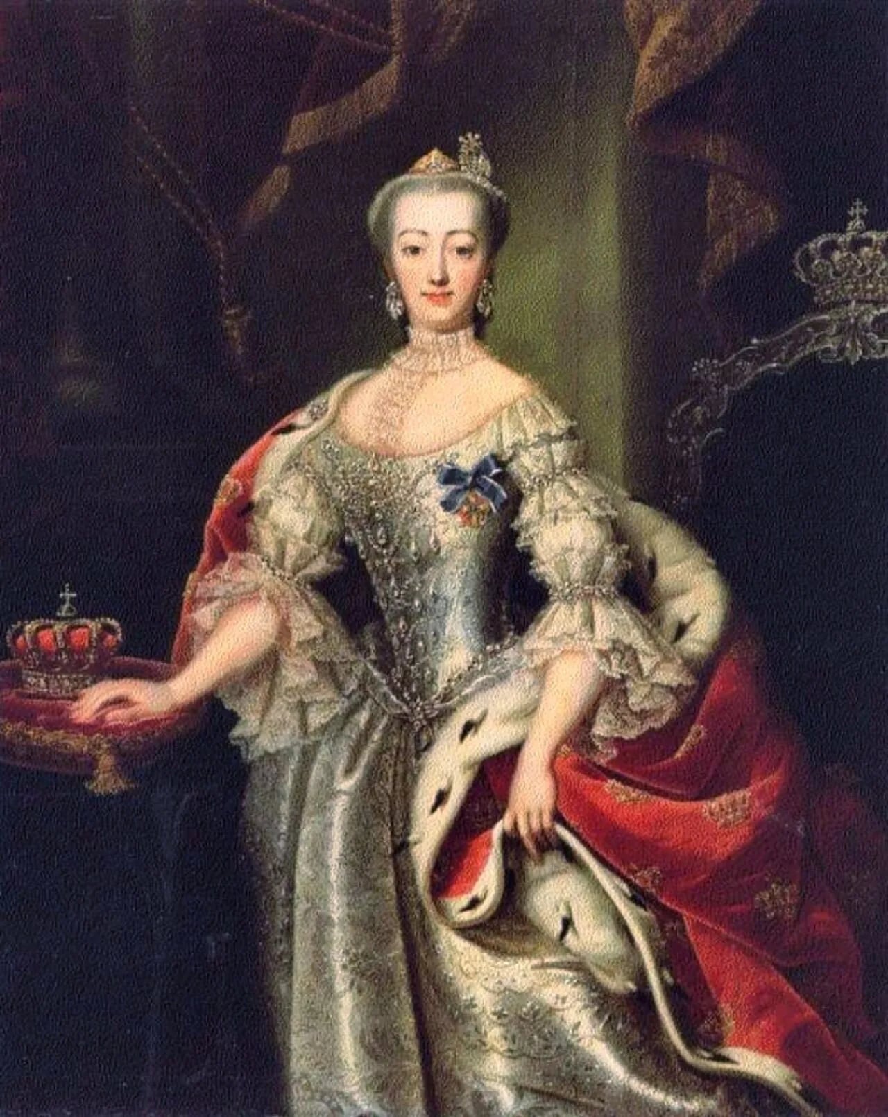 Porträt von Sophie Magdalene von Brandenburg-Kulmbach (1700–1770) – Gedenkseite
