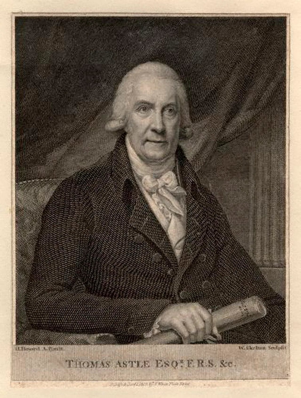 Porträt von Thomas Astle (1735–1803) – Gedenkseite