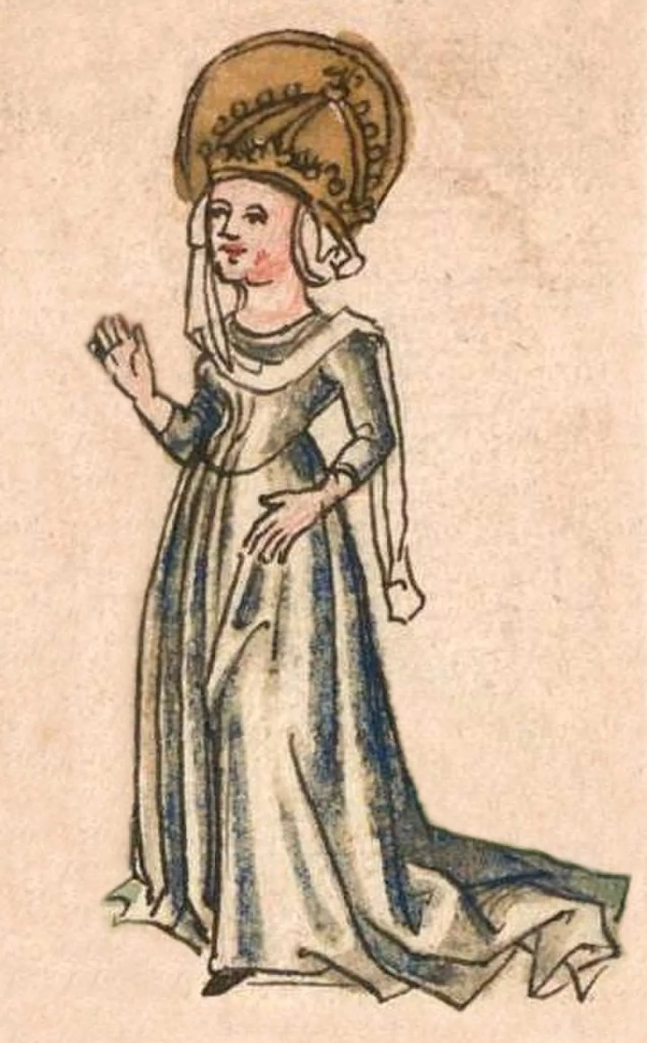 Porträt von Hildegard (758–783) – Gedenkseite