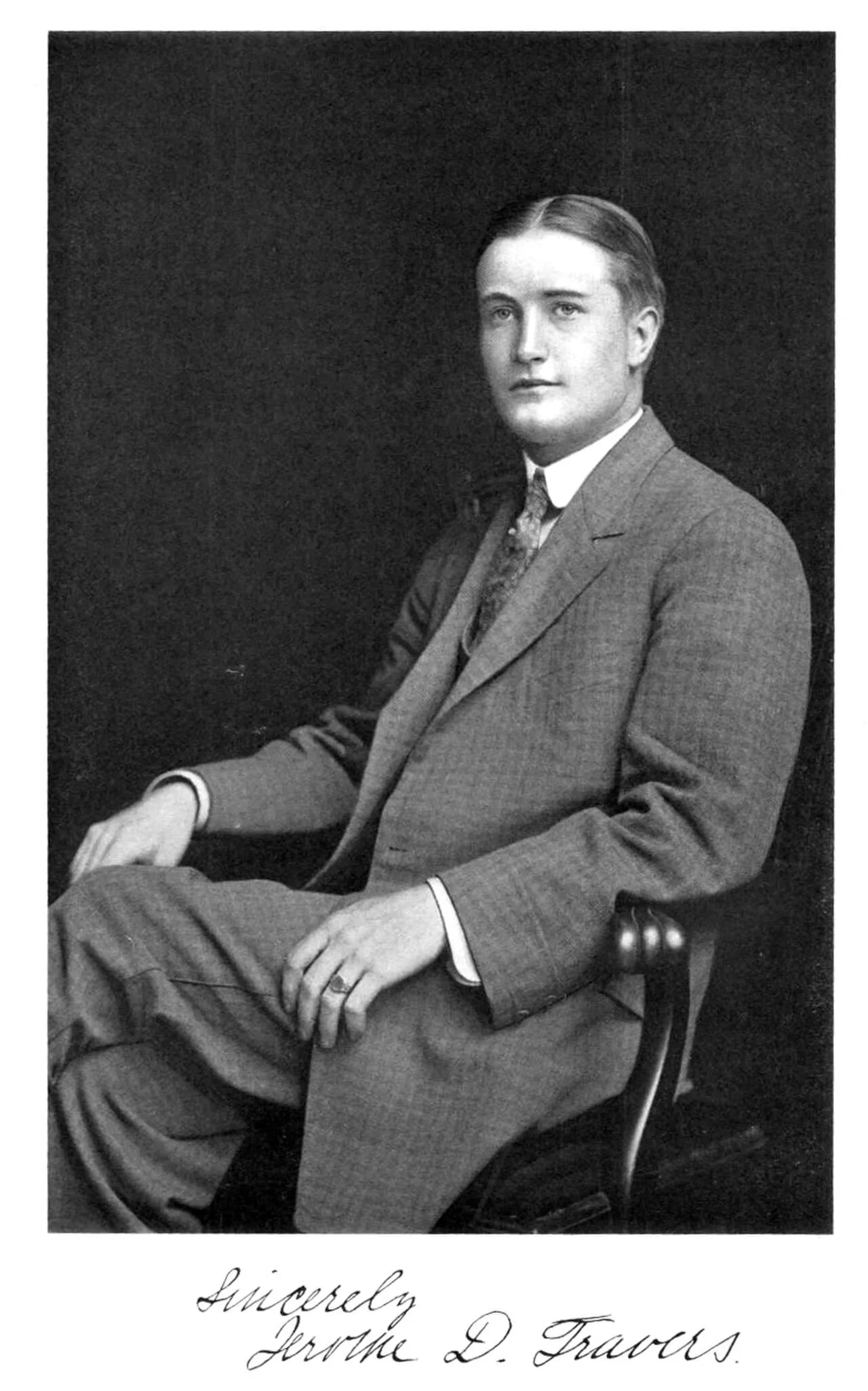 Porträt von Jerome Travers (1887–1951) – Gedenkseite
