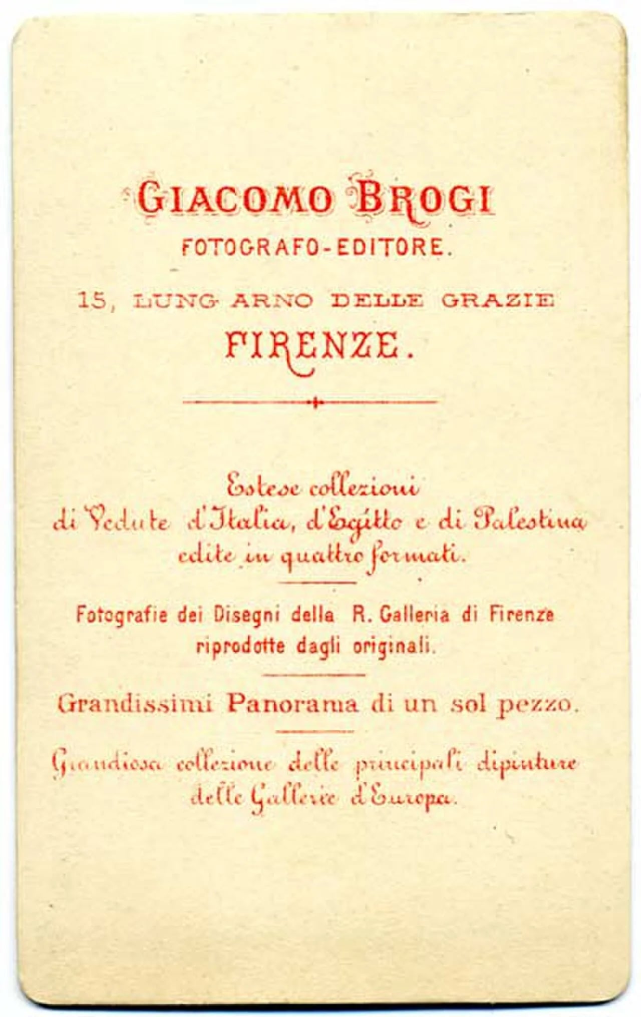 Portrait of Giacomo Brogi (1822–1881) – memorial page