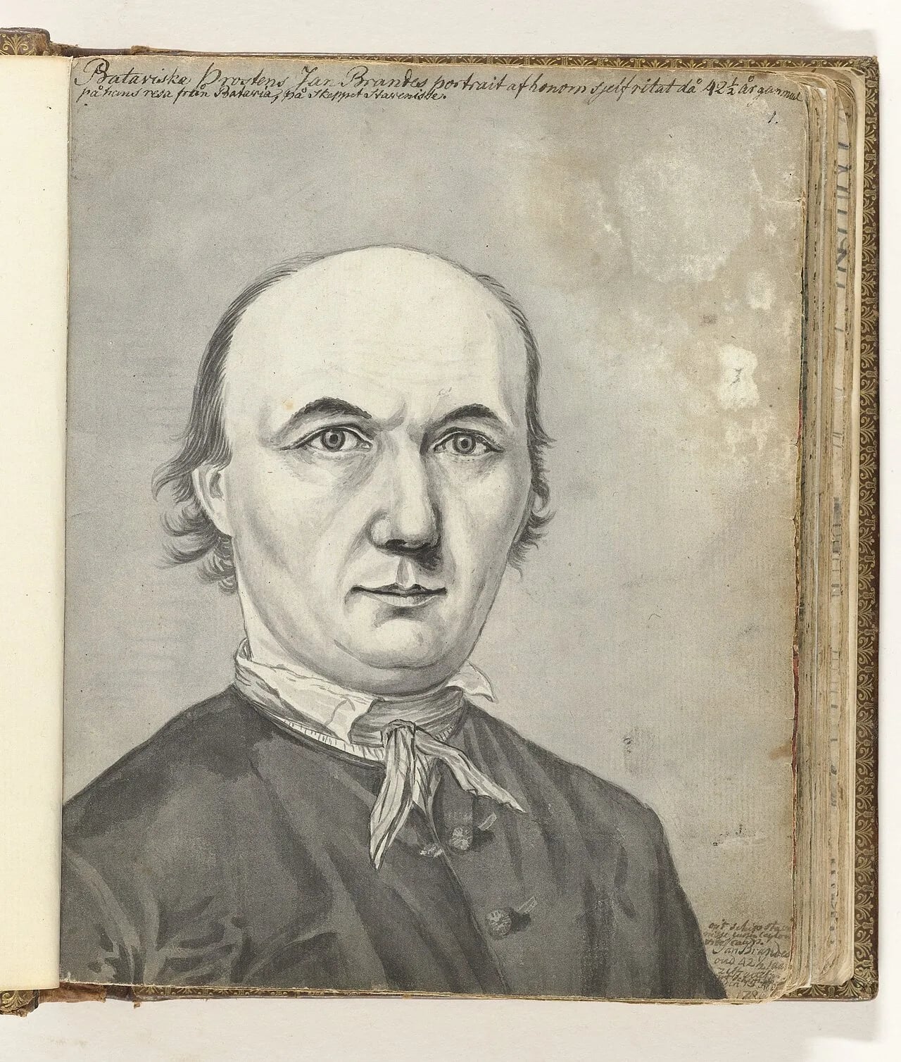 Porträt von Jan Brandes (1743–1808) – Gedenkseite