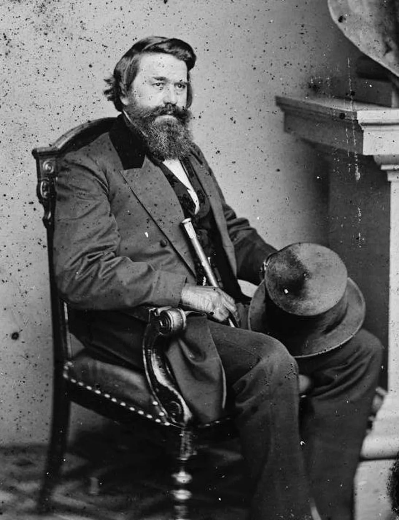 Porträt von Louis Wigfall (1816–1874) – Gedenkseite
