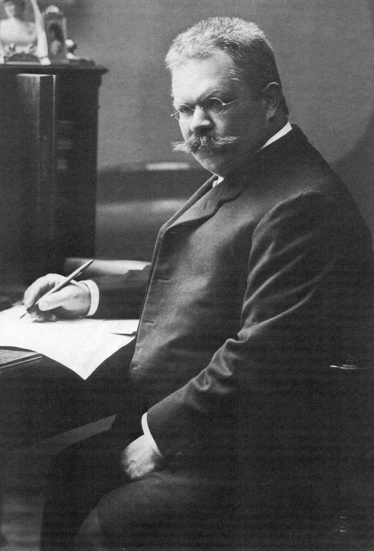 Porträt von Alfons Auer (1857–1910) – Gedenkseite