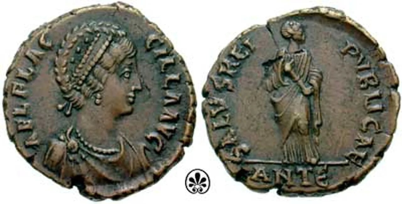 Portrait of Aelia Flaccilla (356–386) – memorial page
