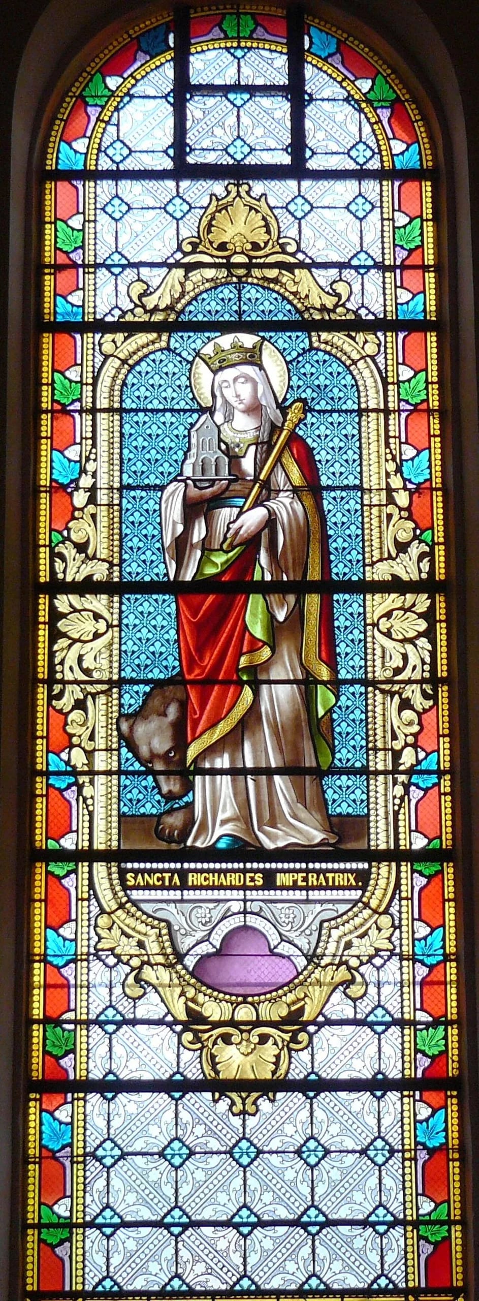 Porträt von Richardis (840–894) – Gedenkseite