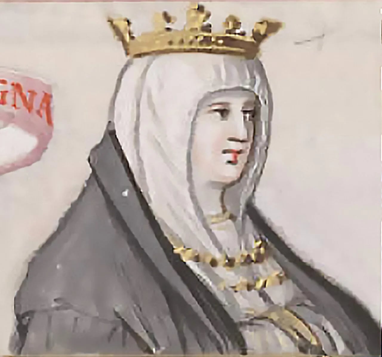 Porträt von Maria von Portugal (1313–1357) – Gedenkseite