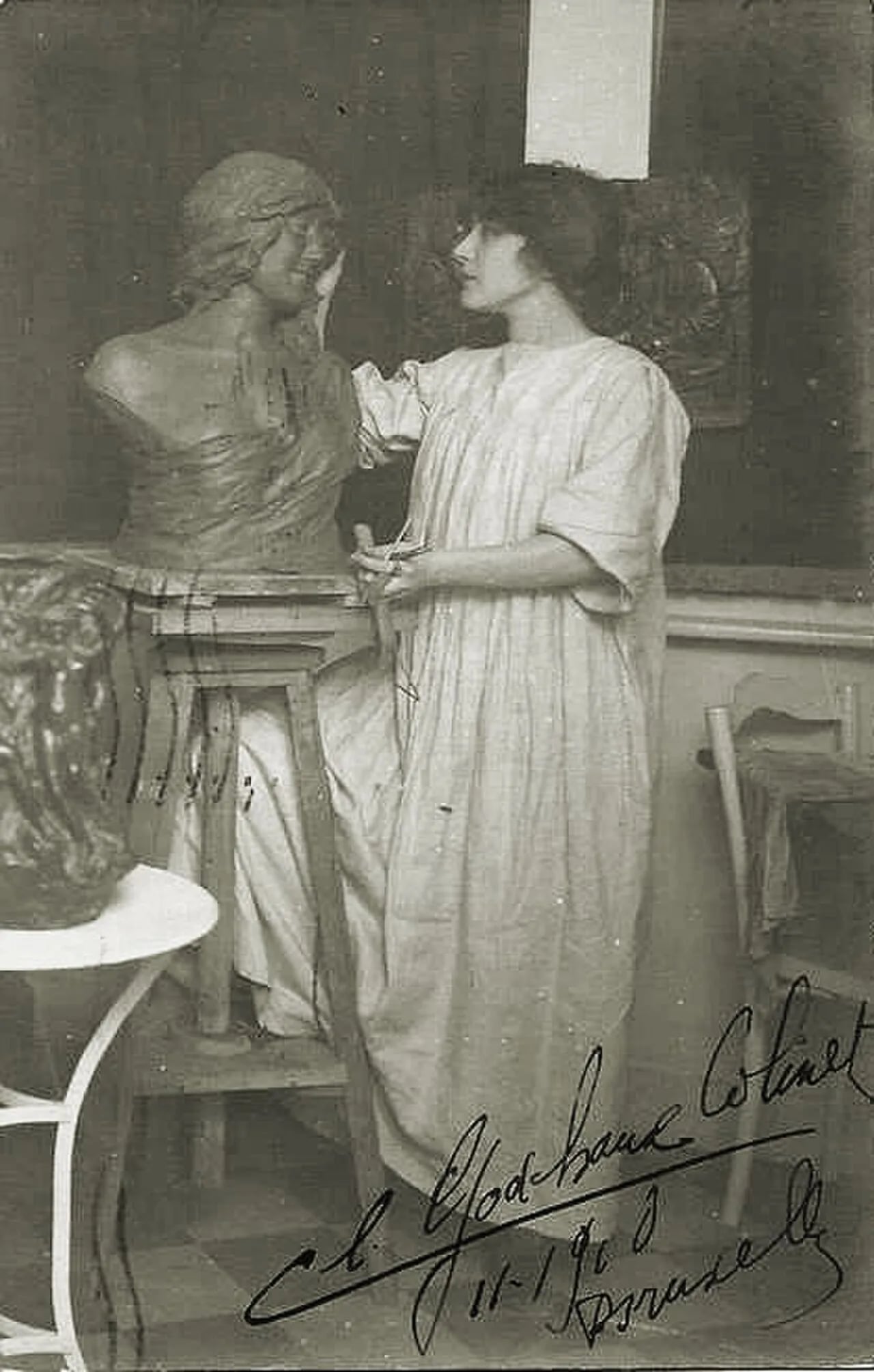 Portrait of Claire Colinet (1885–1972) – memorial page