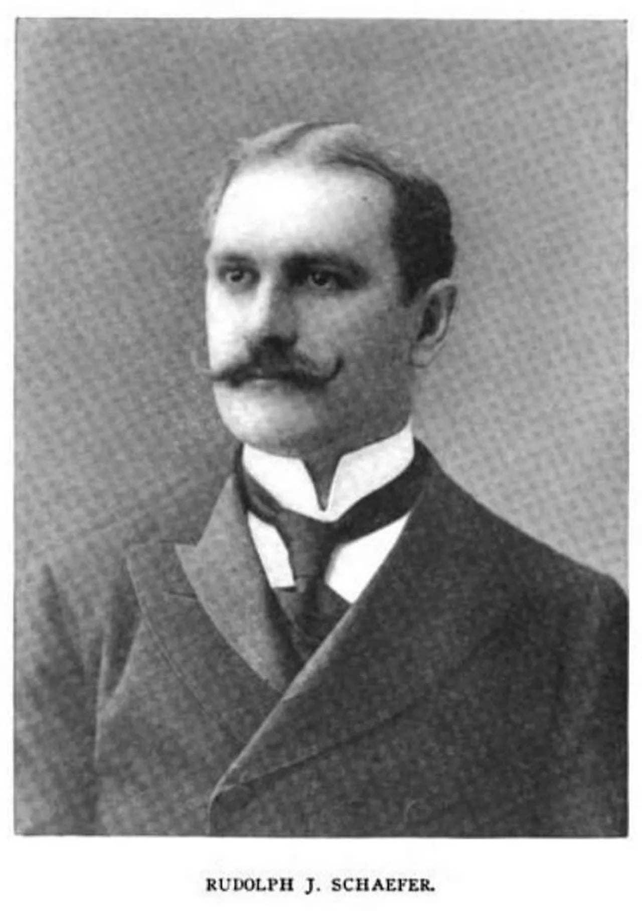 Porträt von Rudolph Jay Schaefer I (1863–1923) – Gedenkseite