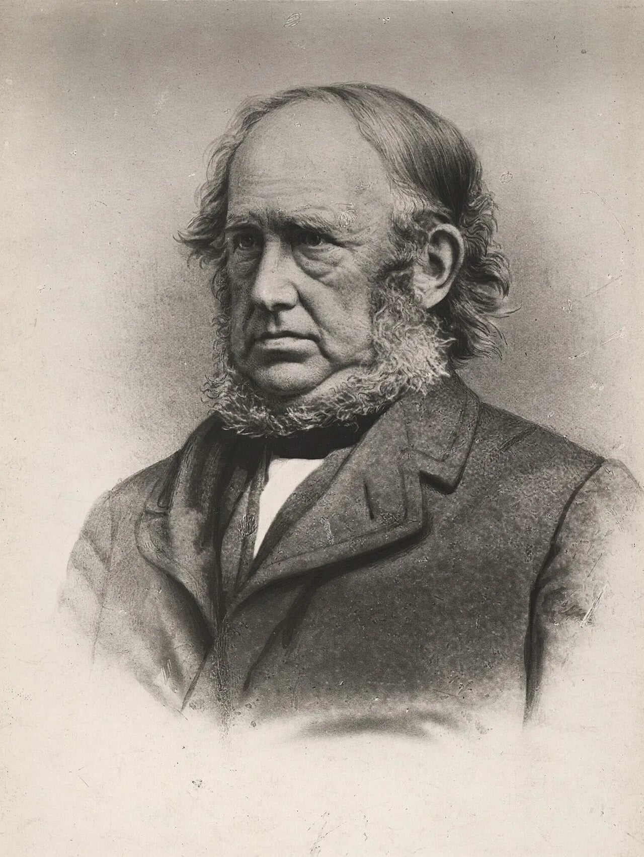 Portrait of Andreas Frederik Krieger (1817–1893) – memorial page