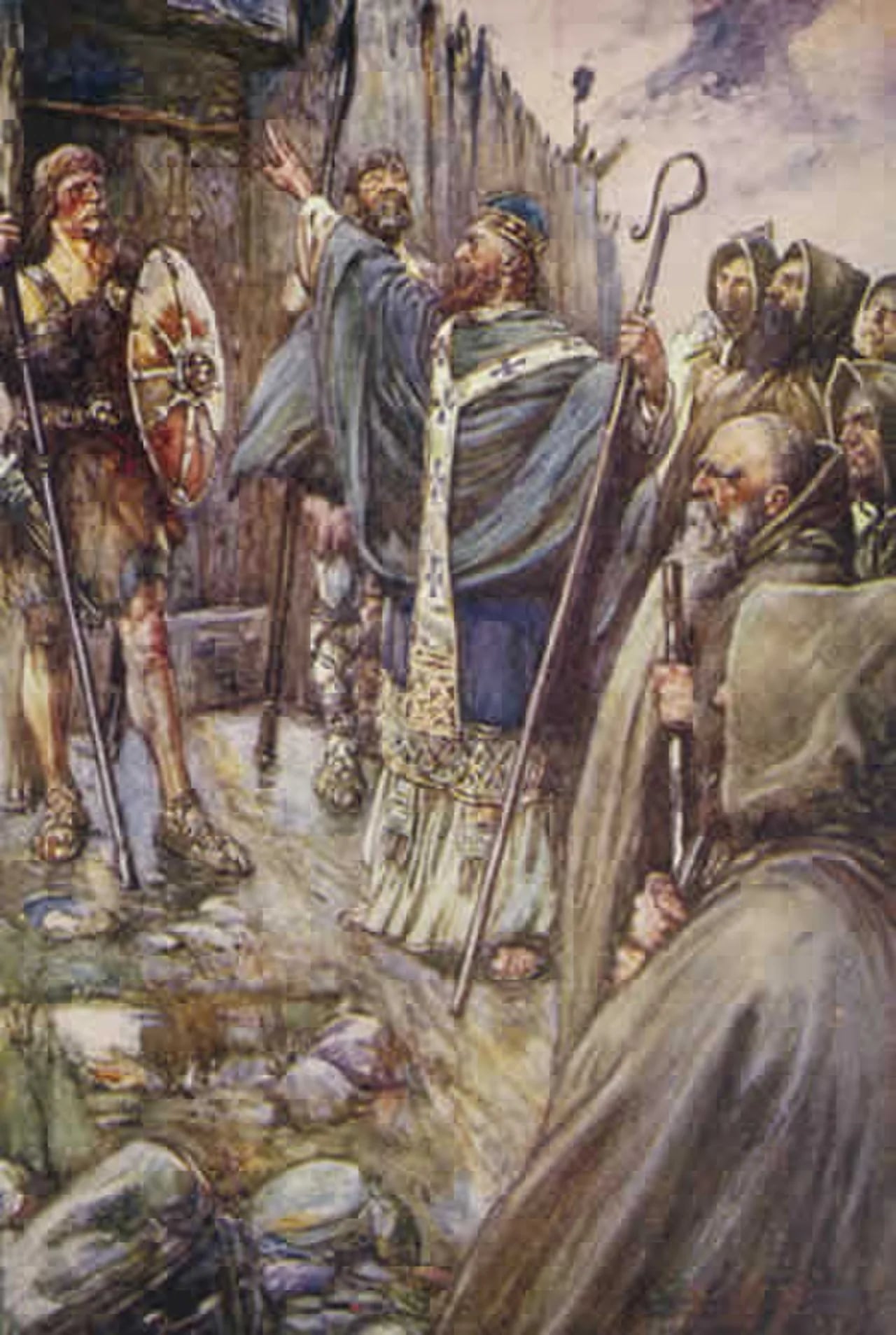 Portrait of Columban von Iona (521–597) – memorial page