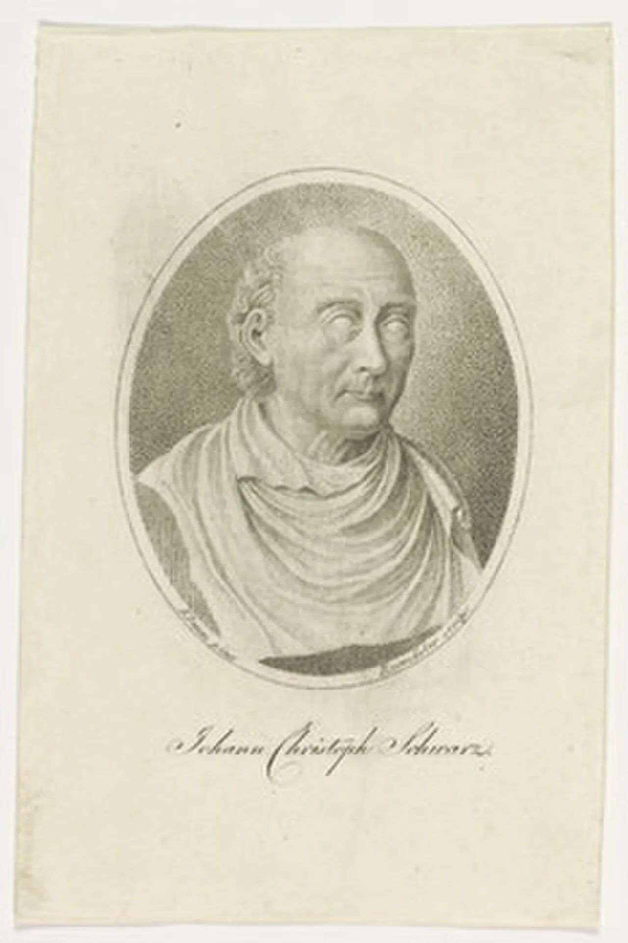 Portrait of Johann Christoph Schwartz (1722–1804) – memorial page