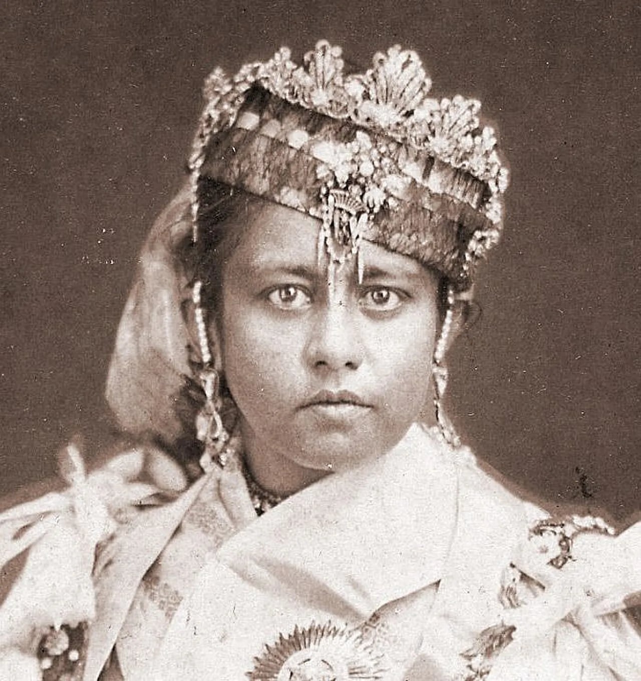 Porträt von Shah Jahan II. von Bhopal (1838–1901) – Gedenkseite