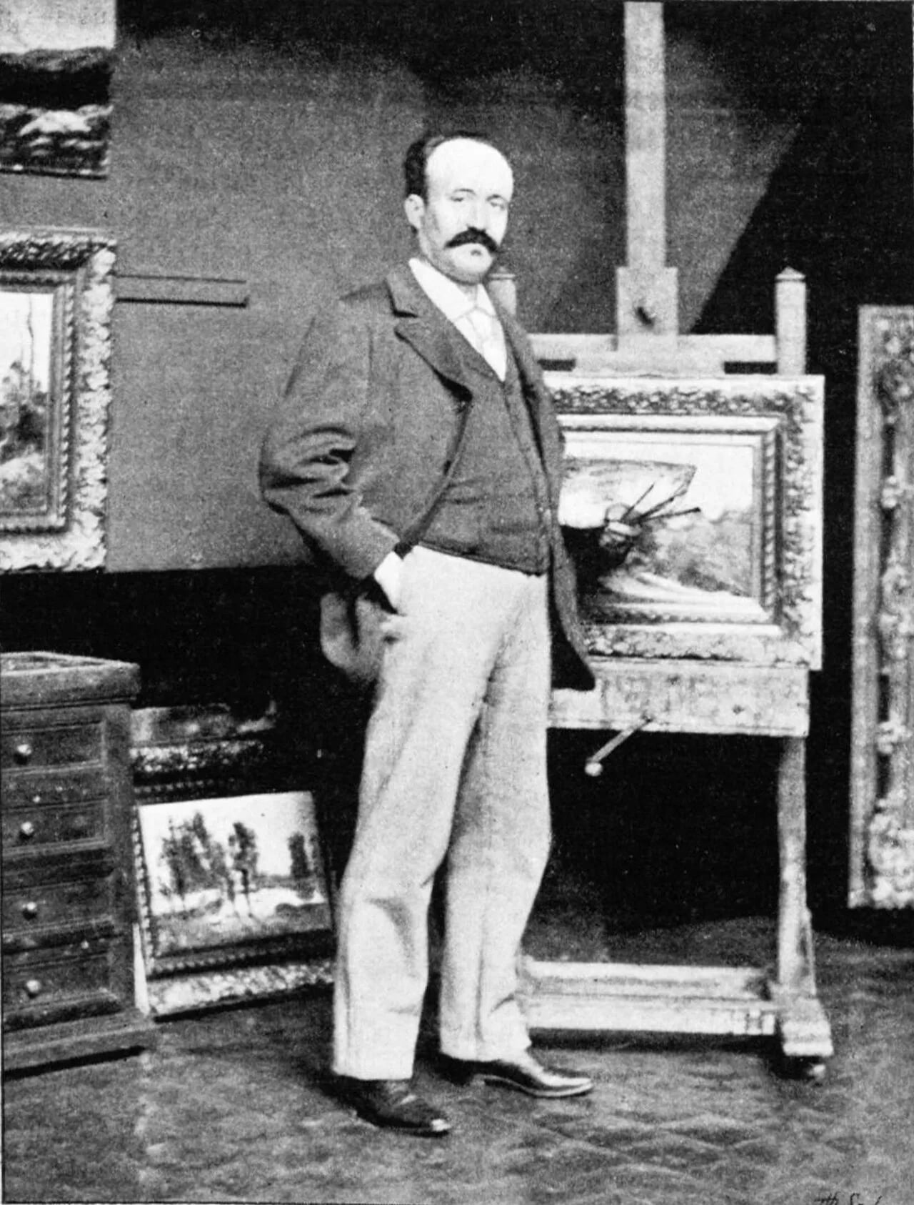 Porträt von Auguste Balouzet (1858–1905) – Gedenkseite