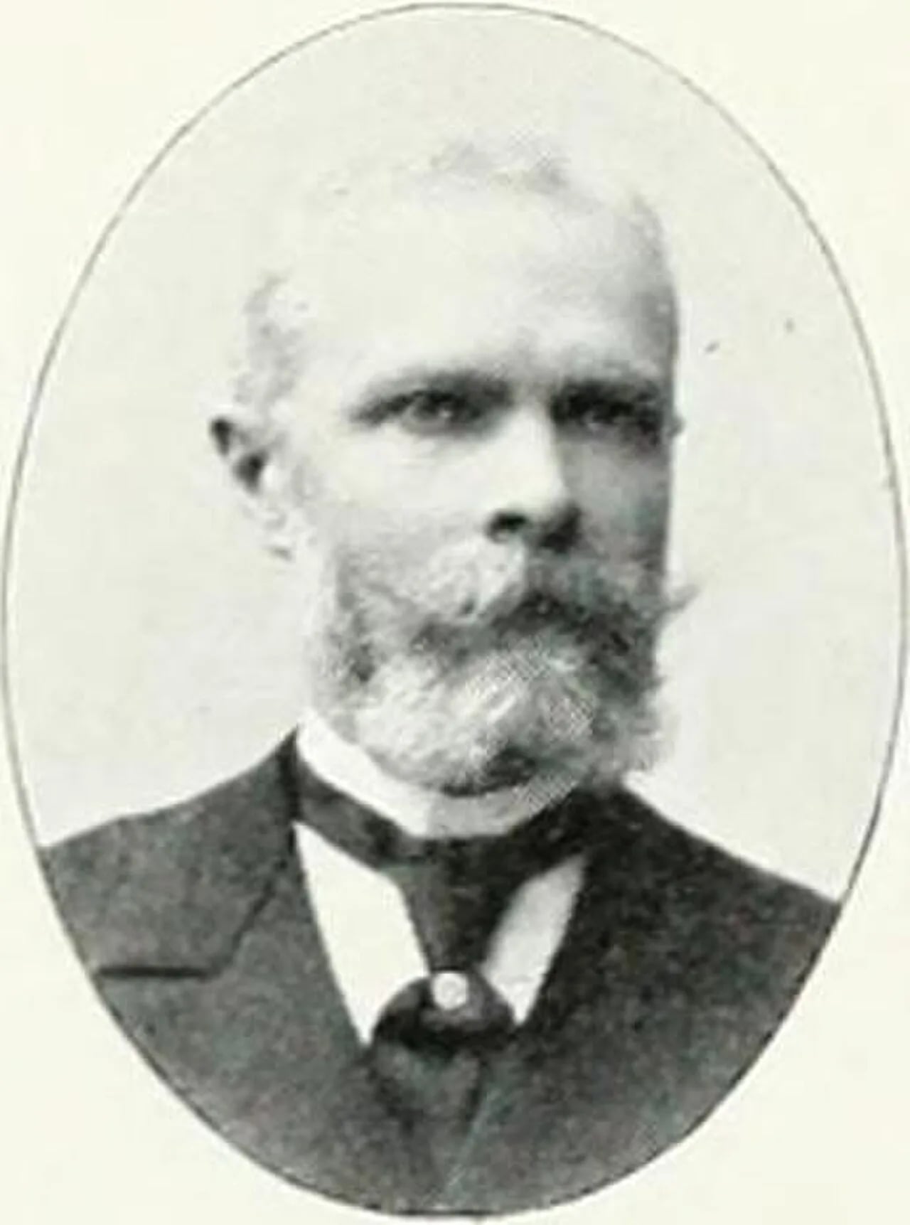 Porträt von B.G. Jonzon (1855–1937) – Gedenkseite