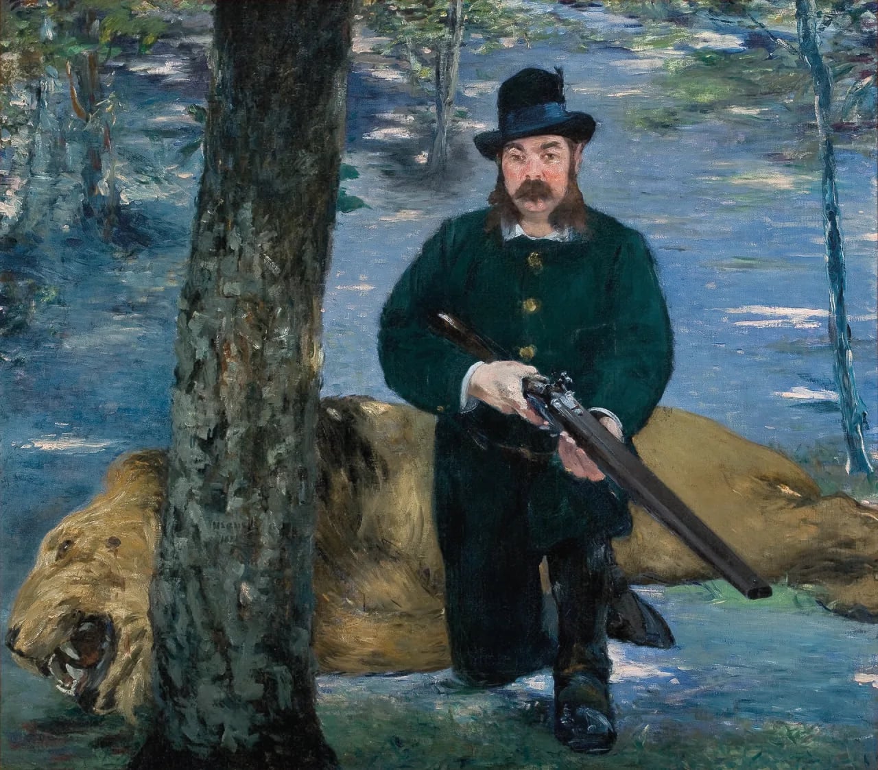 Porträt von Eugène Pertuiset (1833–1909) – Gedenkseite