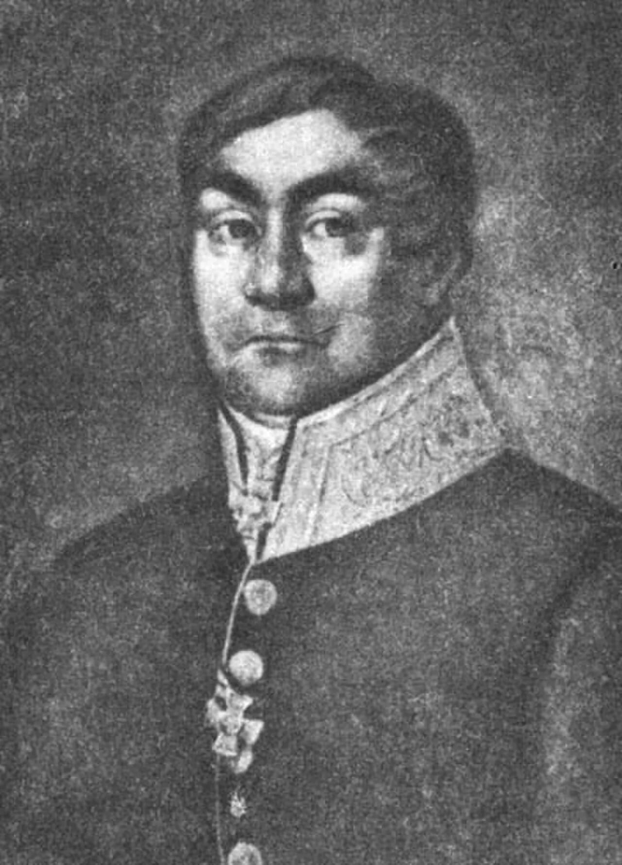 Portrait of Pjotr Abramowitsch Gannibal (1742–1826) – memorial page