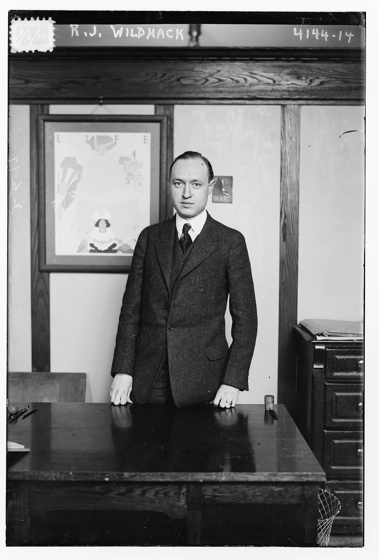 Portrait of Robert John Wildhack (1881–1940) – memorial page