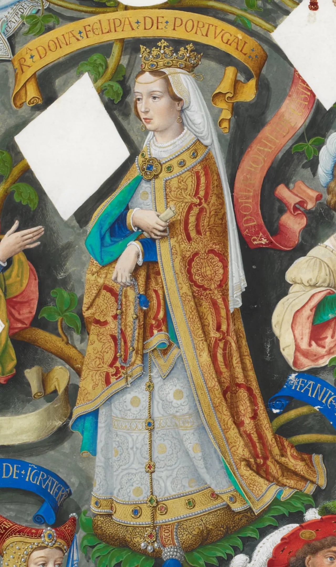 Porträt von Philippa of Lancaster (1360–1415) – Gedenkseite