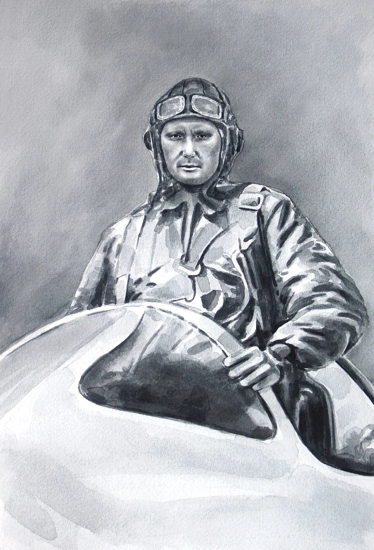 Porträt von Nikolai Sutjagin (1923–1986) – Gedenkseite