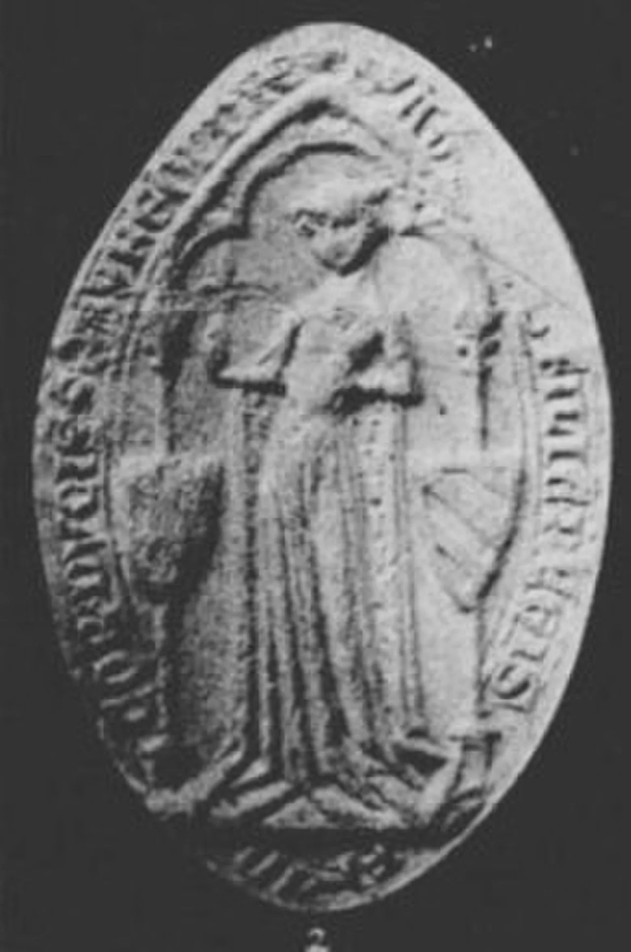 Porträt von Agnes von Frankreich (1260–1327) – Gedenkseite