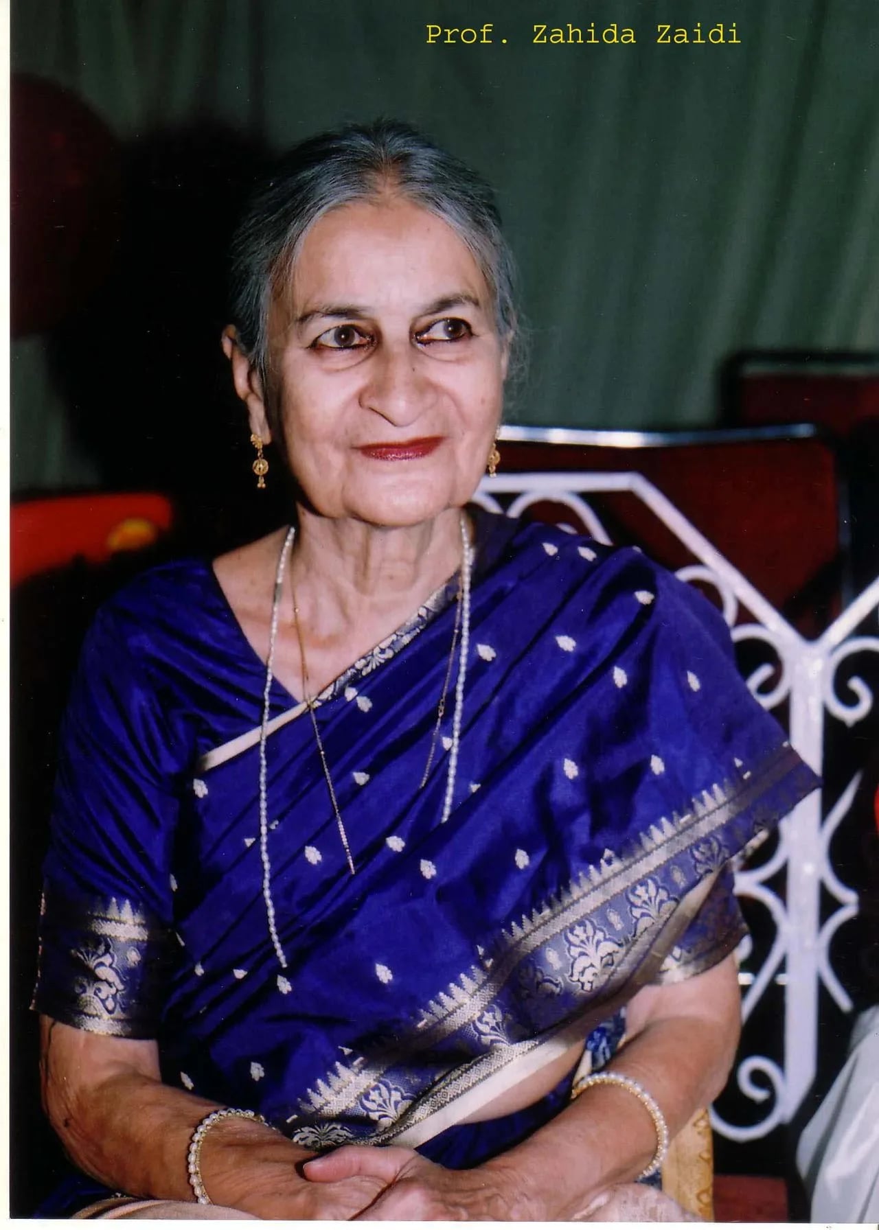 Portrait of Zahida Zaidi (1930–2011) – memorial page