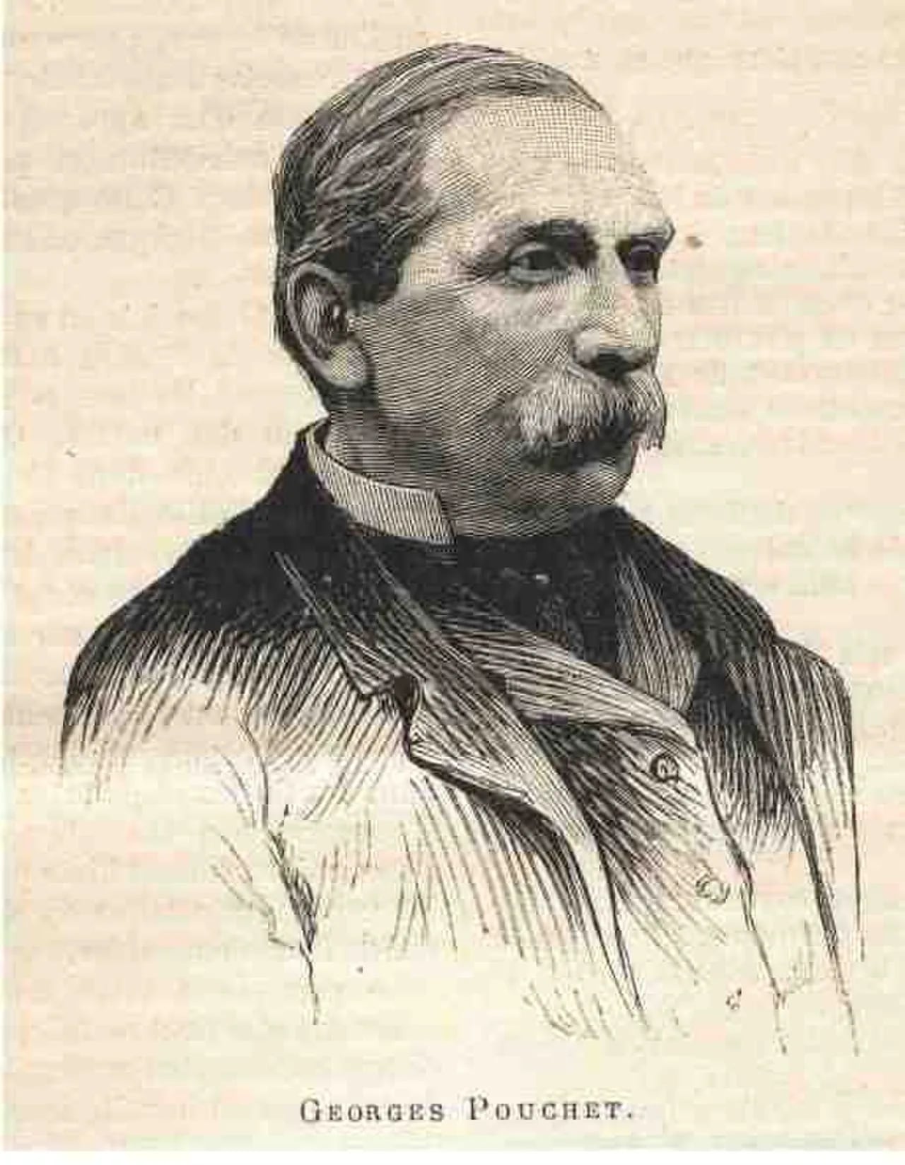 Porträt von Georges Pouchet (1833–1894) – Gedenkseite
