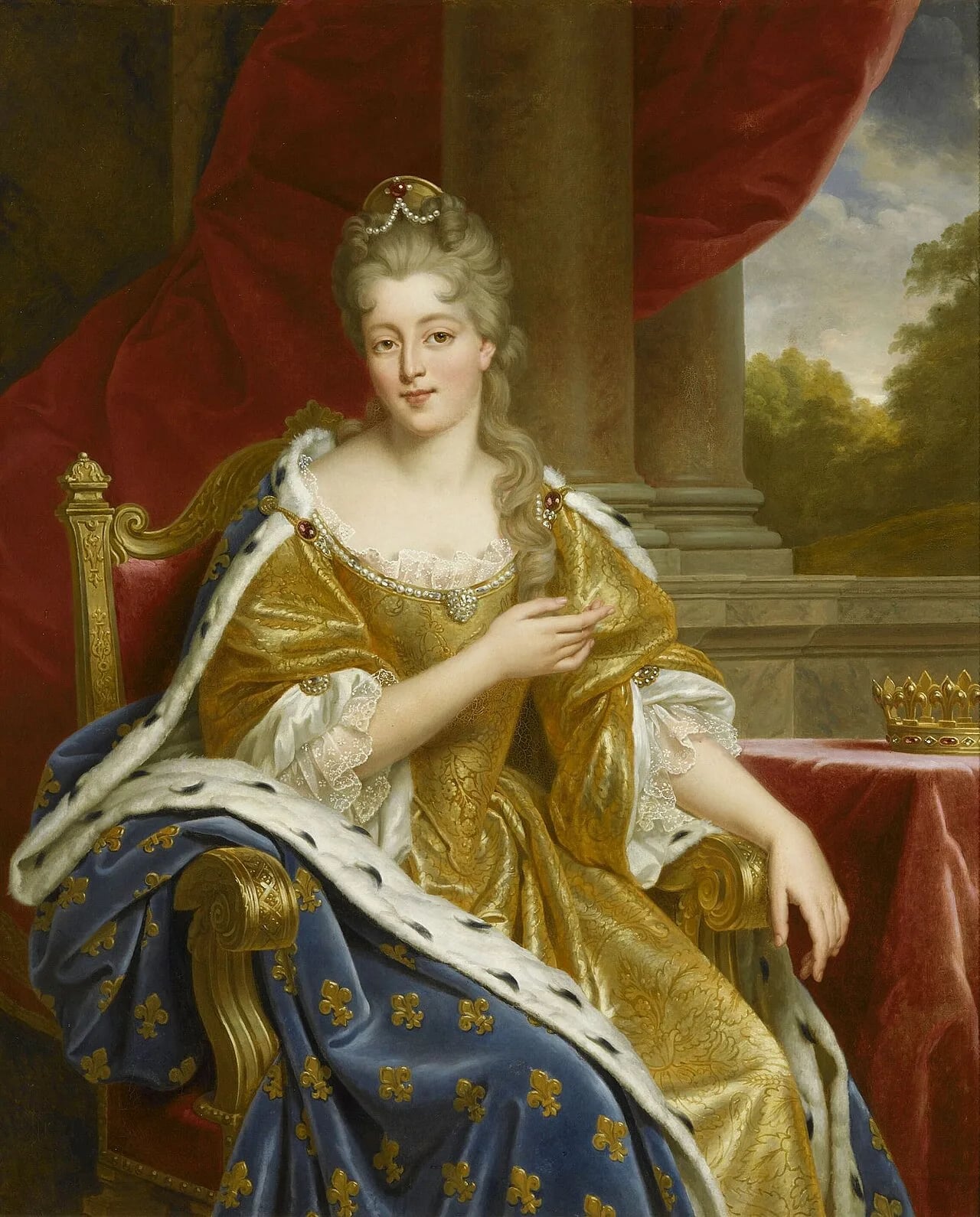 Portrait of Françoise Marie de Bourbon (1677–1749) – memorial page