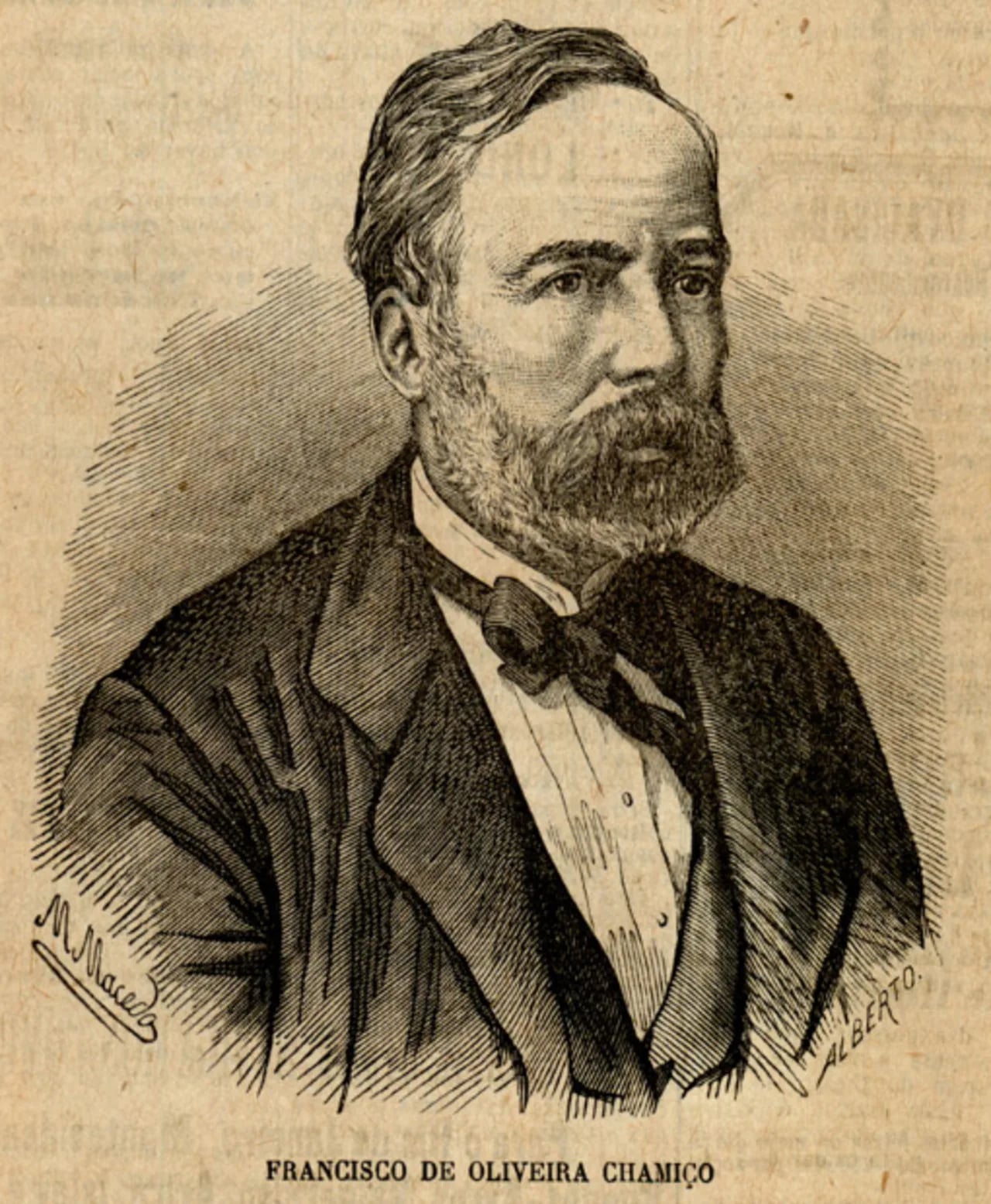 Portrait of Francisco de Oliveira Chamiço (1819–1888) – memorial page