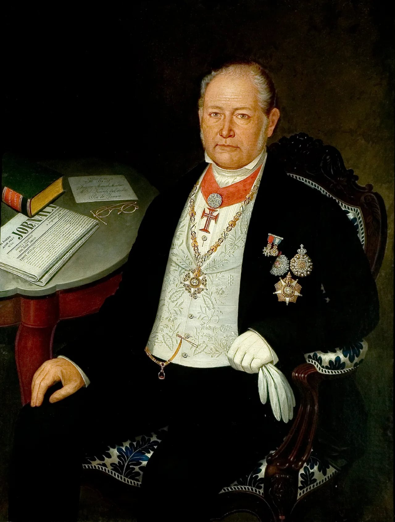 Portrait of Joaquim Manuel Monteiro, 1st Count of Estrela (1800–1875) – memorial page
