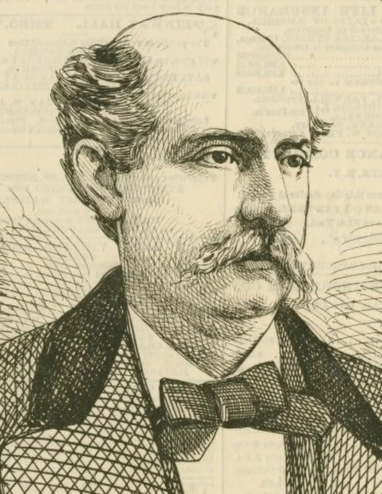 Porträt von Nathaniel H. Odell (1828–1904) – Gedenkseite