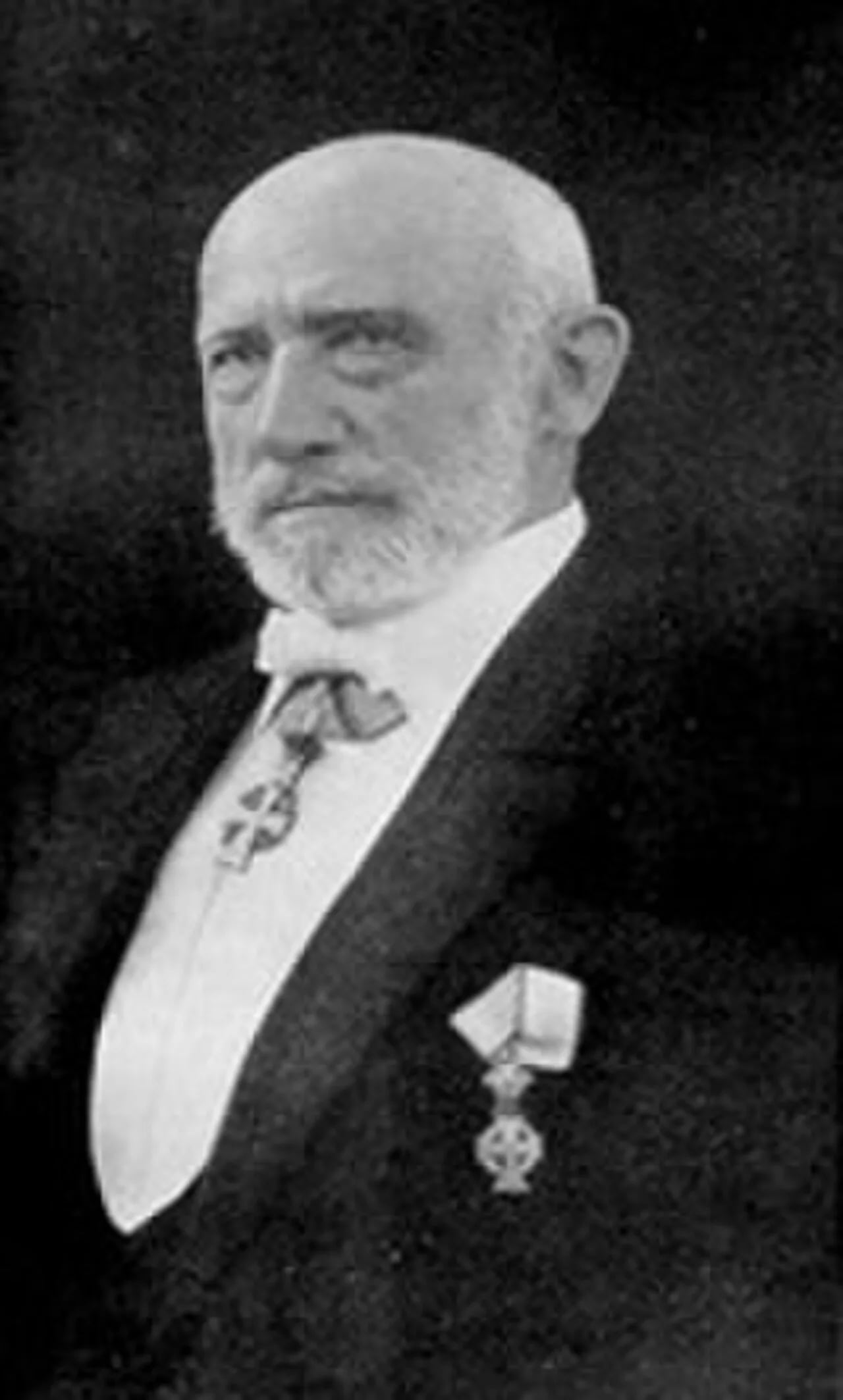 Porträt von Johan Hansen (1845–1928) – Gedenkseite
