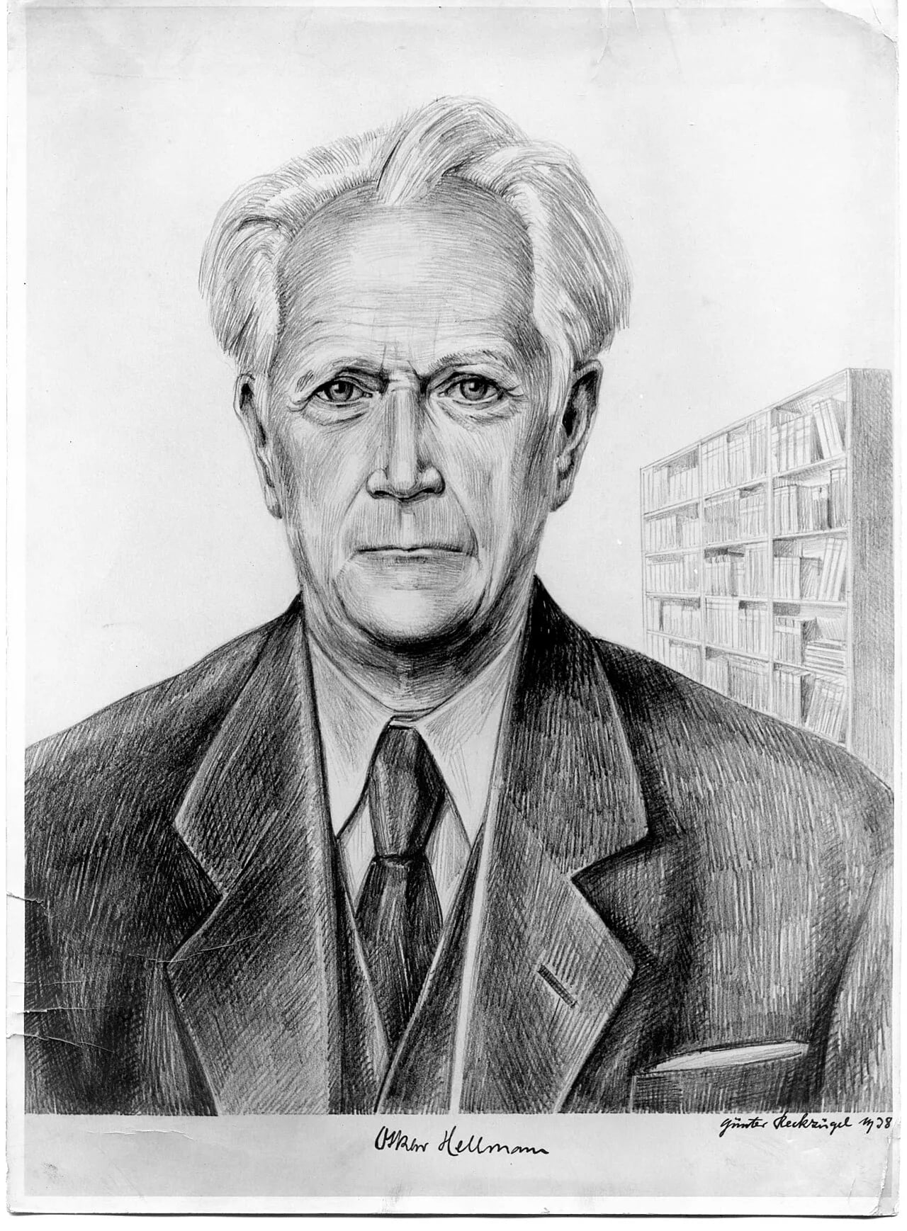 Portrait of Oskar Hellmann (1869–1944) – memorial page