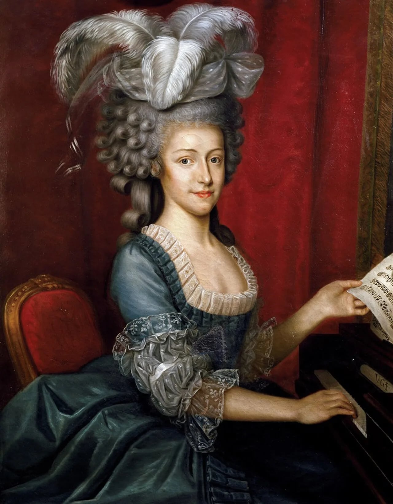 Porträt von Maria Theresia von Österreich (1767–1827) – Gedenkseite